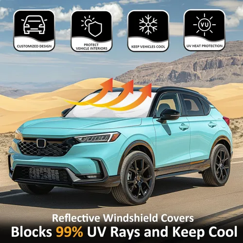 Miniatura 2 de Parasol para Honda CRV 2017-2022, parasol que se ajusta a HR-V CR-V LX EX EX-L, Sport Hybrid, Sport Touring Hybrid, accesorios para SUV, protector
