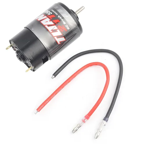 VGEBY Motor cepillado, 12T/21T/29T/35T Vehículo de control remoto estándar 550, motor cepillado RC de alto bajo ruido, apto para vehículos RC