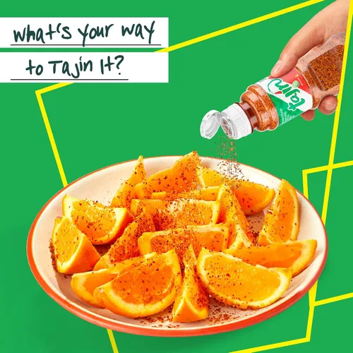Miniatura 6 de Tajin Clásico - Auténtica mezcla de especias de chile mexicano y lima para frutas, aperitivos, tacos y cócteles, potenciador de sabor picante, 5
