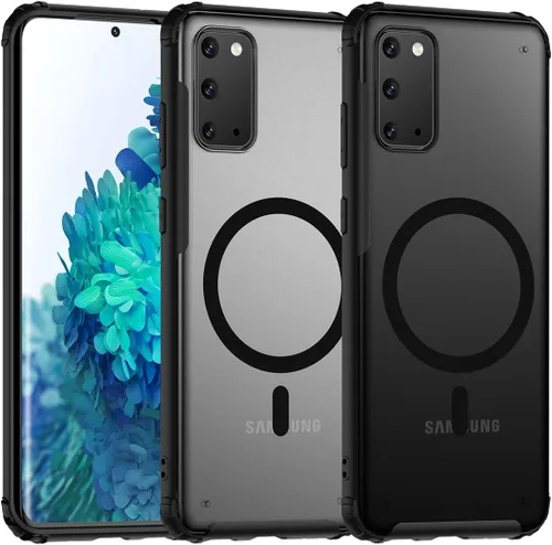 Miniatura 30 de TIANNIUKE Funda Magnética para Samsung Galaxy S21 5G, Mate Translúcida Anti-Huellas Dactilares, Compatible con MagSafe, Ajuste Delgado a Prueba