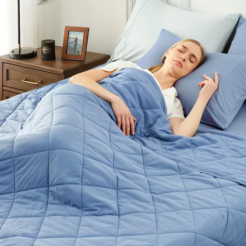 Miniatura 26 de Manta refrescante Cozy Bliss para personas que duermen calientes tamaño Queen, Q-Max 0.45 Confort refrescante, mantas frías para sudores nocturnos