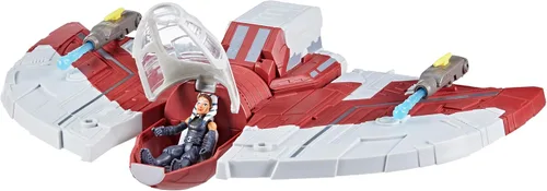 Miniatura 11 de STAR WARS Mission Fleet T-6 Jedi Shuttle, juego de figuras de acción Ahsoka a escala de 2.5 pulgadas, barcos, juguetes para niños y niñas de 4 años