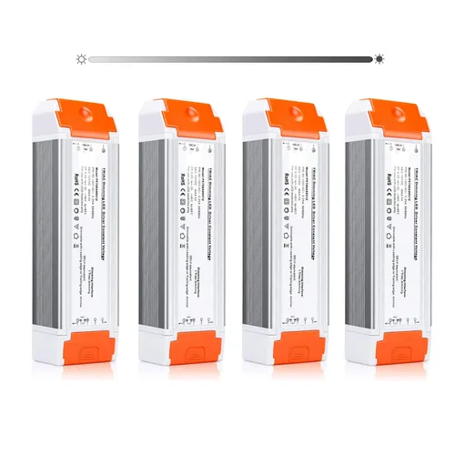 Miniatura 13 de Controlador LED regulable de 120 W, 12 V, funcionamiento silencioso, universal, regulado, 12 V CC, fuente de alimentación regulable, transformador