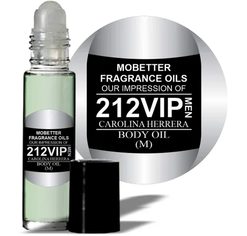 MOBETTER FRAGRANCE OILS Nuestra impresión de 212 VIP (M) Aceite Corporal de Colonia Hombres