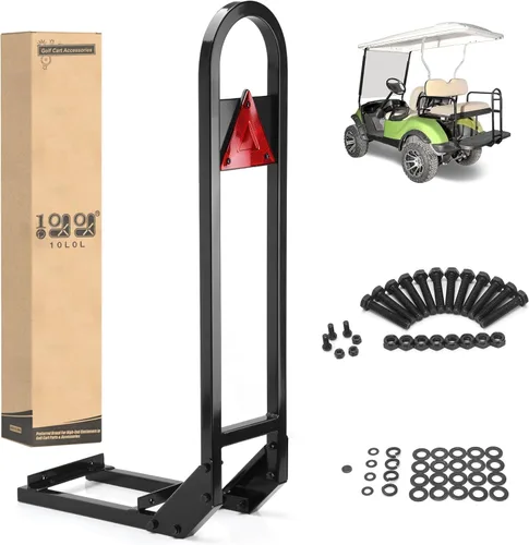 10L0L Barra de agarre para asiento trasero de carrito de golf, barandilla de seguridad resistente para seguridad del asiento trasero del pasajero,