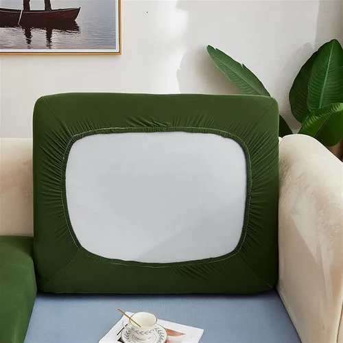 Miniatura 10 de Fundas de cojín elásticas para cojines de sofá, fundas de asiento de caravana, protector de sofá de dos asientos, de elastano, protector de muebles