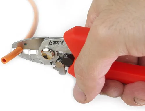 Miniatura 2 de Ascend Tools Pelacables de fibra óptica de tres orificios de 5,5 pulgadas para empalme de cables, preparación de cables, chaqueta de pelado, búfer