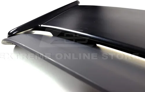 Miniatura 4 de para Honda Civic EJ6 3Dr Hatchback 1996-2000 Alerón trasero de techo estilo JDM Type-R de plástico ABS negro con imprimación Wing Spoiler CTR EK9