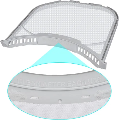 Miniatura 7 de ADQ566564 - Filtro de pelusa de repuesto para secadoras LG y Kenmore, filtro ADQ566564 (parte inferior con muescas), trampa de pantalla de pelusa