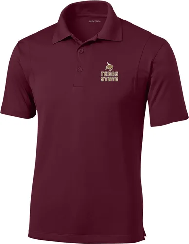 Miniatura 42 de Polo atlético de micro piqué NCAA para hombre Prime con cuello propio