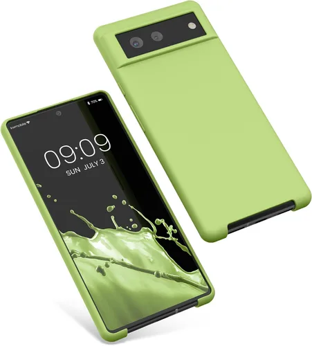 Miniatura 613 de kwmobile Funda Compatible con Google Pixel 6 Pro - Funda de teléfono de silicona TPU con acabado suave - Azul Arrecife