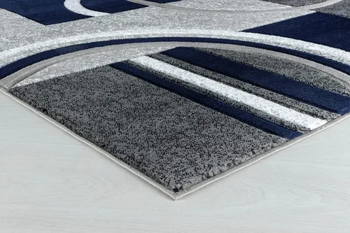 Miniatura 6 de Glory Rugs - Tapete moderno suave tallado a mano, alfombra contemporánea con textura mullida prémium para interior, sala de estar, comedor y Azul