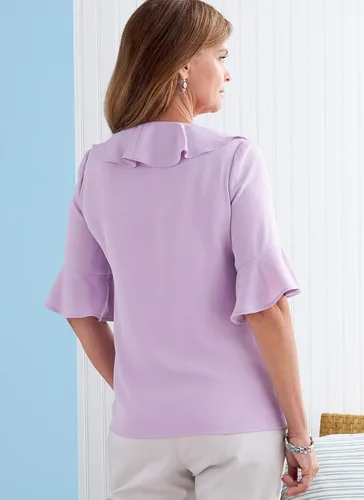 Miniatura 8 de Butterick B6814RR Misses/Plus Size Top/Vest 18W-20W-22W-24W, Multicolor