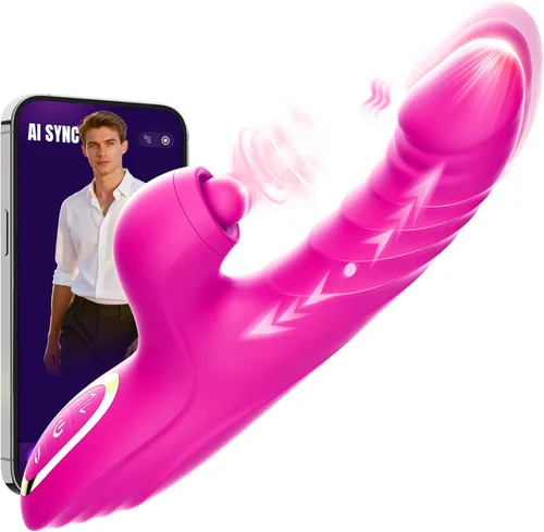 Miniatura 11 de Vibrador con empuje y consolador para mujeres Toendi, juguete de rosa para el punto G, estimulador del clítoris, juguetes sexuales, consoladores