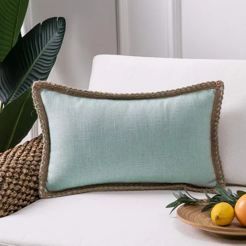 Miniatura 71 de Phantoscope Farmhouse - Fundas de almohada decorativas para exteriores, Poliéster & Mezcla de poliéster, Beige, 18" x 18