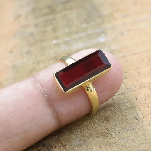 Miniatura 14 de Anillo de plata de ley maciza superpuesta de oro amarillo de 18 quilates para mujer, anillo de compromiso de plata esterlina, juego de bisel