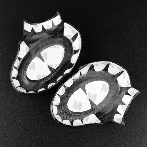 Miniatura 7 de AIRSPEED Cubierta de la perilla de la palanca de cambios de fibra de carbono, calcomanía interior para Mini Cooper F54 F55 F56 F57 F60 Accesorios