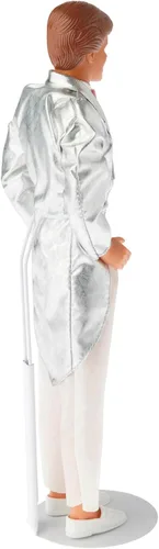 Miniatura 5 de Plymor DSP-5175W - Soporte para muñecas ajustable blanco, se adapta a muñecas o figuras de acción de 10, 11 y 12 pulgadas, la cintura es de 1.75 a