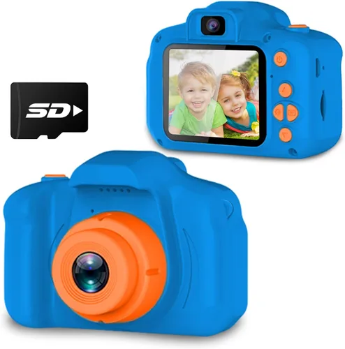 Miniatura 9 de Seckton - Cámara de selfie mejorada para niños, regalos de cumpleaños de Navidad para niñas de 3 a 9 años, cámaras de video digital HD para niños