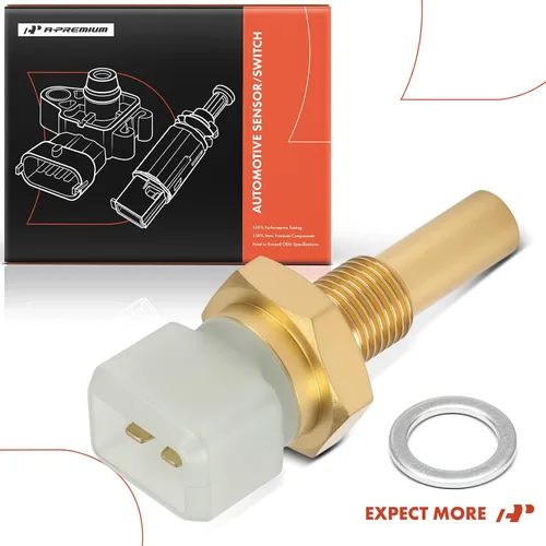 Miniatura 7 de A-Premium Sensor de temperatura del refrigerante del motor [2 pines] compatible con Volkswagen Jetta, Passat, Golf, Fox, Quantum, Scirocco y Audi