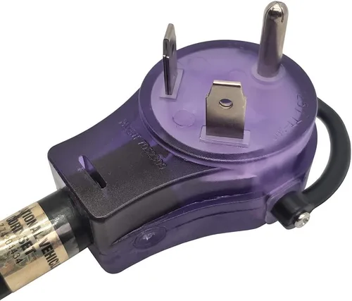 Miniatura 2 de Parkworld Cable de extensión RV 30A NEMA TT-30 con asa, Camper 30amp TT-30P a TT-30R (50 pies)