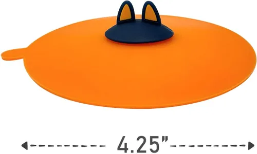 Miniatura 6 de allydrew Tapas de silicona para tazas, antipolvo, a prueba de fugas, para bebidas frías y calientes (juego de 6), orejas de gatito
