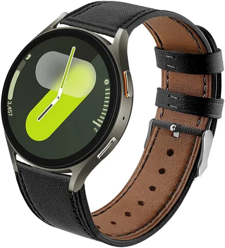 Correas de cuero compatibles con Samsung Galaxy Watch 7 FE 6 5 4 Band 1.575 in 1.732 in, Watch 5 Pro 1.772 in/ 6 4 Classic 1.654 in 1.811 in 1.693