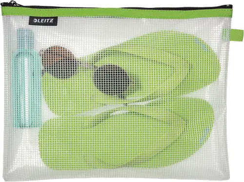 Miniatura 2 de Leitz Wow - Bolsa de viaje resistente al agua translúcida ideal para almacenamiento y organización visible Verde