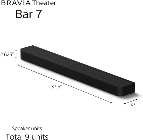 Miniatura 5 de Sony BRAVIA Theater Bar 7 Barra de sonido para TV Surround Home Theater con 9 altavoces, Dolby Atmos®/DTS:X®, mapeo de sonido espacial 360