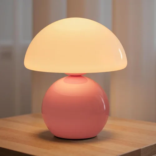 NIORSUN Lámpara de Mesa con Forma de Hongo para Dormitorio, Lámpara de Mesa Portátil Inalámbrica, Lámpara Inalámbrica, Pequeñas Lámparas Táctiles de