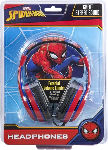 Miniatura 7 de eKids Spiderman - Auriculares para niños, diadema ajustable, sonido estéreo, conector de 0.138 in, auriculares con cable para niños, auriculares