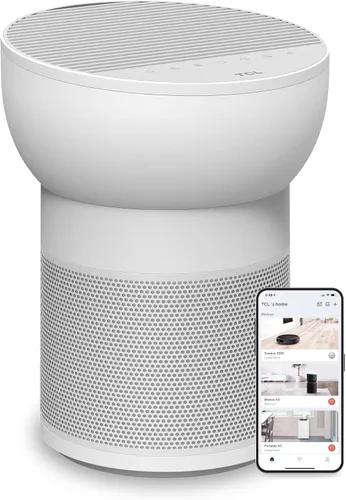 Miniatura 7 de TCL Breeva - Purificadores de aire A2 para dormitorio del hogar con ionizador de hasta 441 pies cuadrados, modo automático, filtro HEPA verdadero