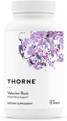 THORNE - Raíz de valeriana - Suplemento natural para dormir - Apoya la calidad del sueño y te ayuda a conciliar el sueño más rápido* - Sin
