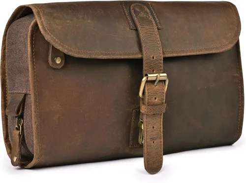 Miniatura 9 de LEATHER VILLAGE DOPP-3, Negro