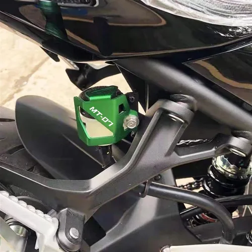 Miniatura 4 de Marcos protectores para Yamaha MT07 MT09 FZ07 FZ09 FZ 07 09 MT 07 09 2015-2020 2021 motocicleta CNC cubierta de depósito de líquido de freno trasero