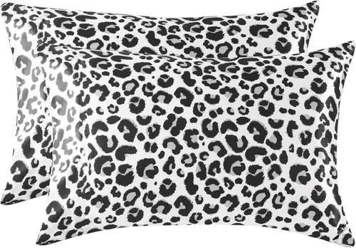 Miniatura 28 de MR&HM - Funda de almohada de satén 16- verde floral