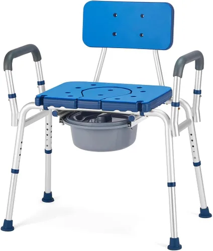 GreenChief Silla de Ducha Bariátrica 317.5kg Banco de Ducha de Alta Resistencia con Asiento Extra Ancho, Asiento de Ducha Grande con Asas para Ducha