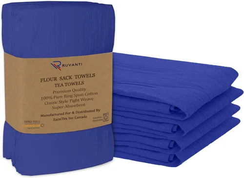 Miniatura 11 de RUVANTI Toallas para Bolsa de Harina 36 Piezas 71x71 cm, 100% Algodón, Toalla de Té, Reutilizable, Lavable a Máquina, Toalla de Bar Absorbente