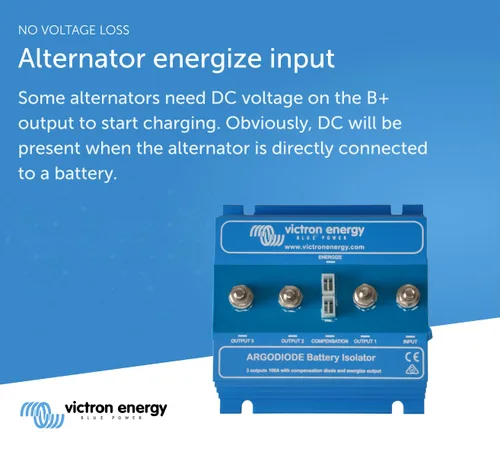 Miniatura 4 de Victron Energy ArgoDiode Aisladores de Batería 100-3AC (3 Baterías 100 amperios)
