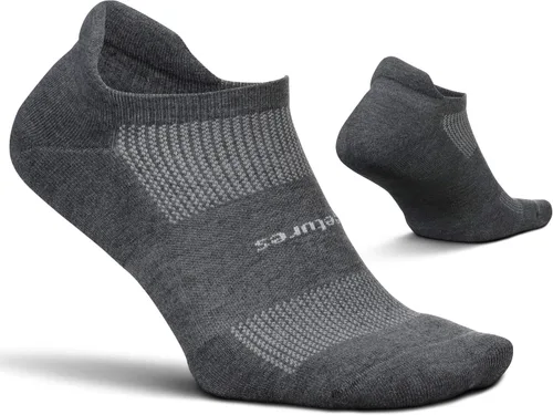 Feetures Cojín de alto rendimiento con pestañas invisibles - Calcetines para correr para hombres y mujeres - Calcetines atléticos al tobillo -