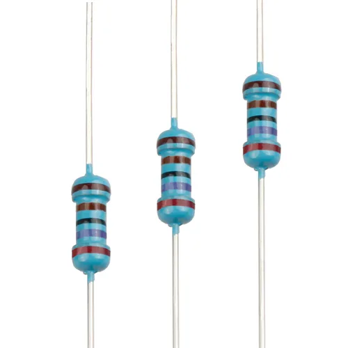 Miniatura 62 de 100pcs 1 ohm Resistor 1/4w (0.25 W) Resistencia fija de película metálica de tolerancia ±1%, múltiples valores de resistencia opcional