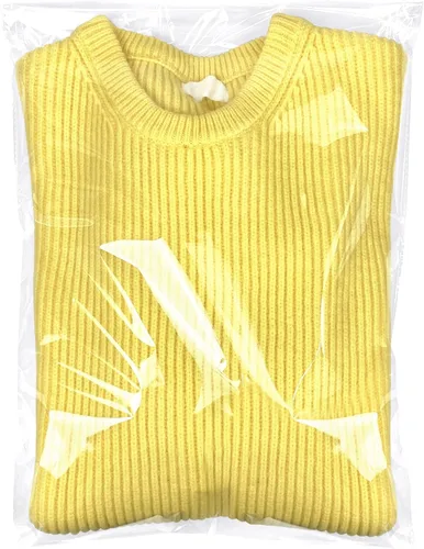 Miniatura 5 de Bolsas de plástico de celofán resellables transparentes autoadhesivas para embalaje de camisas, ropa y productos, 100 bolsas de celofán