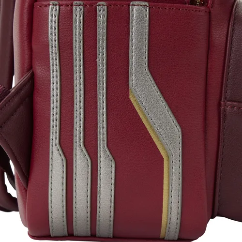 Miniatura 6 de Loungefly Marvel Avengers Iron Gauntlet Infinity Saga Hero Mini Mochila, Rojo -, Bolso de hombro