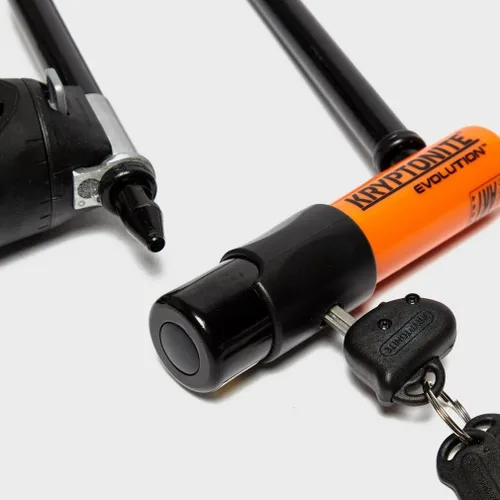 Miniatura 4 de Kryptonite Evolution Mini-7 - Cerradura en U para bicicleta con cable de doble bucle KryptoFlex de 4 pies