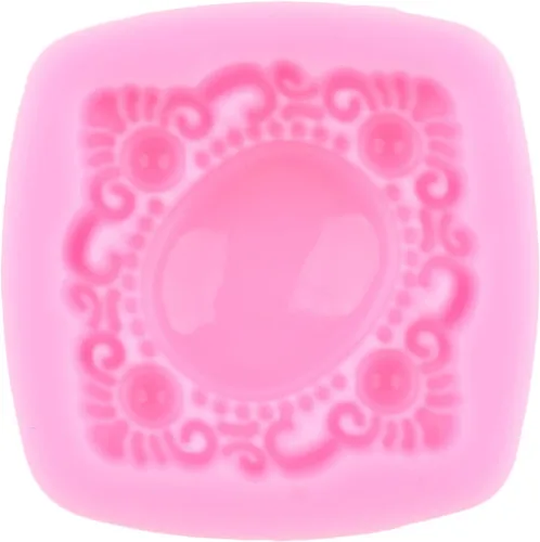 Miniatura 4 de Broche de diamante moldes de silicona, broche de joyas, molde de fondant, molde de chocolate para decoración de pasteles, decoración de cupcakes