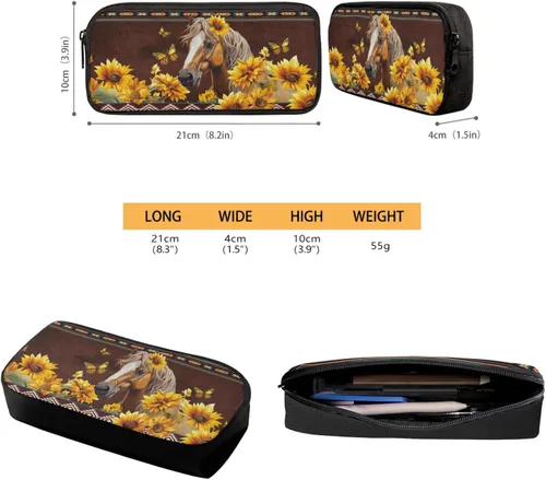 Miniatura 100 de HUGS IDEA Juego de 3 bolsas escolares con aislamiento térmico para el almuerzo, estuche para lápices