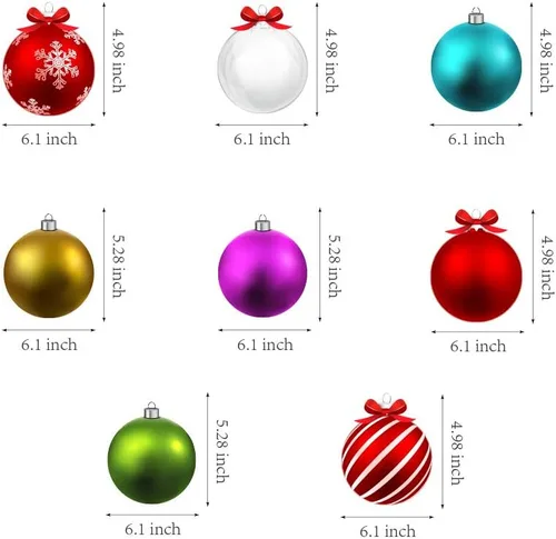 Miniatura 2 de 15 bolas de Navidad colgantes de remolinos de bola de Navidad, decoración de cumpleaños, regalos de fiesta temática de Navidad para vacaciones, baby