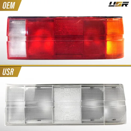 Miniatura 5 de USR Pre Face 84-86 E30 EURO OE Style Lente Clara Esmerilada Luz Trasera Set de Lámpara Trasera (Izquierda + Derecha) Compatible con 1984-1986 BMW