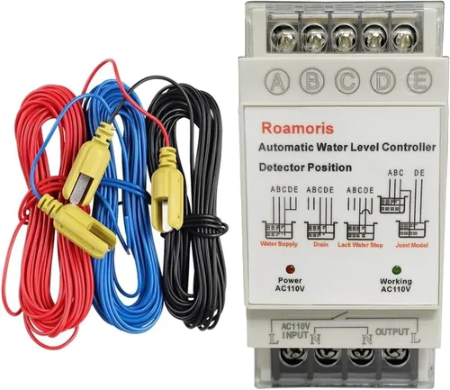 Miniatura 4 de Controlador de nivel de agua de 6.5 pies, sensor de interruptor de bomba, detector de relé de bomba NC07