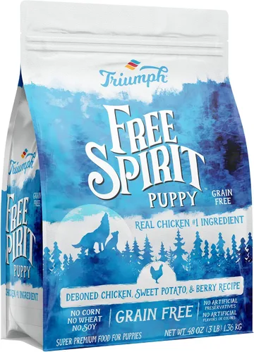 Miniatura 4 de Triumph Alimento para perros de pavo, guisantes y batata sin granos, bolsa de 26 libras